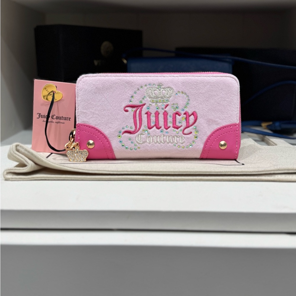 Dream Juicy LG ZA Light Pink Long Wallet Juicy Couture NWT